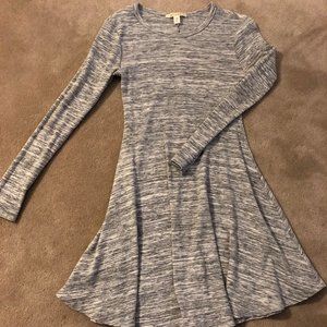 Miami Grey Long Sleeve Dress Size Medium